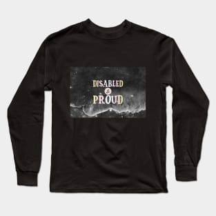 Disabled and Proud: Pangender Long Sleeve T-Shirt